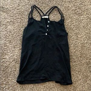 Black tank top